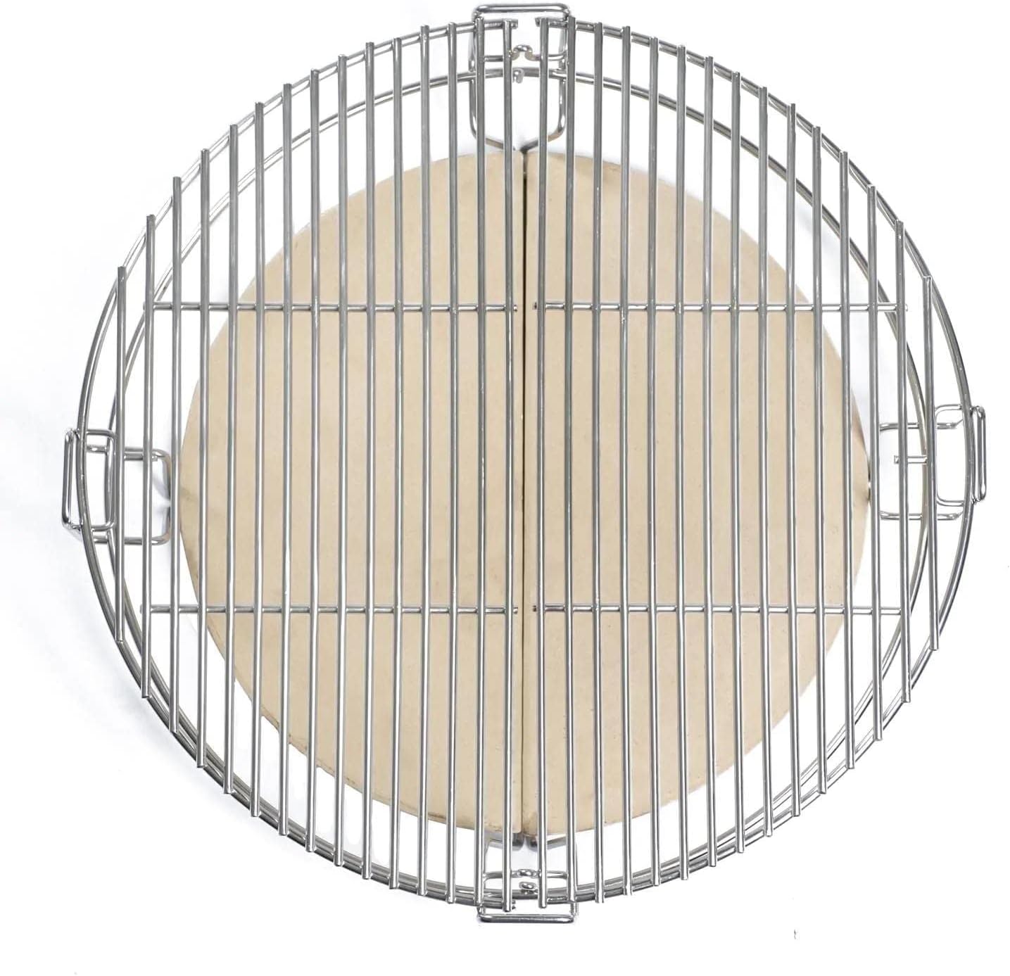 BBQGUYS Victory Flexible Cooking System for 21-Inch Kamado Grill & Smoker - VCT-K-FCS20-SS