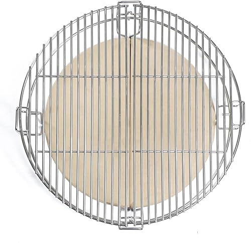 Miniatura 5 de BBQGUYS Victory - Sistema de cocción flexible para parrilla Kamado de 21 pulgadas y ahumador - VCT-K-FCS20-SS