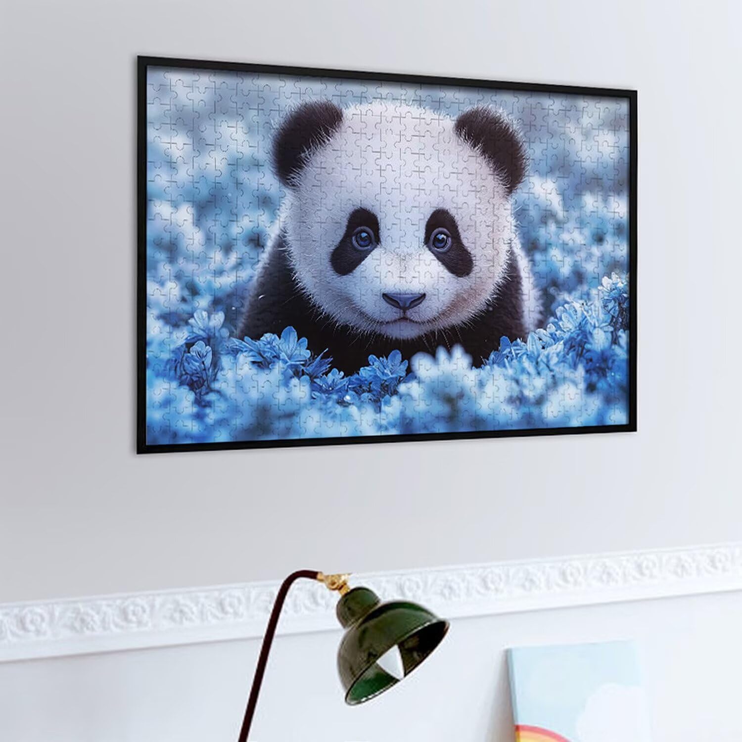 1500 Pezzi di Puzzle, Panda1500 Pezzi di Puzzle per Adulti, Regalo di Anniversario, Regalo di Natale, Decorazione Della Casa, Prevenzione Della Degenerazione Cerebrale Negli Anziani v-915