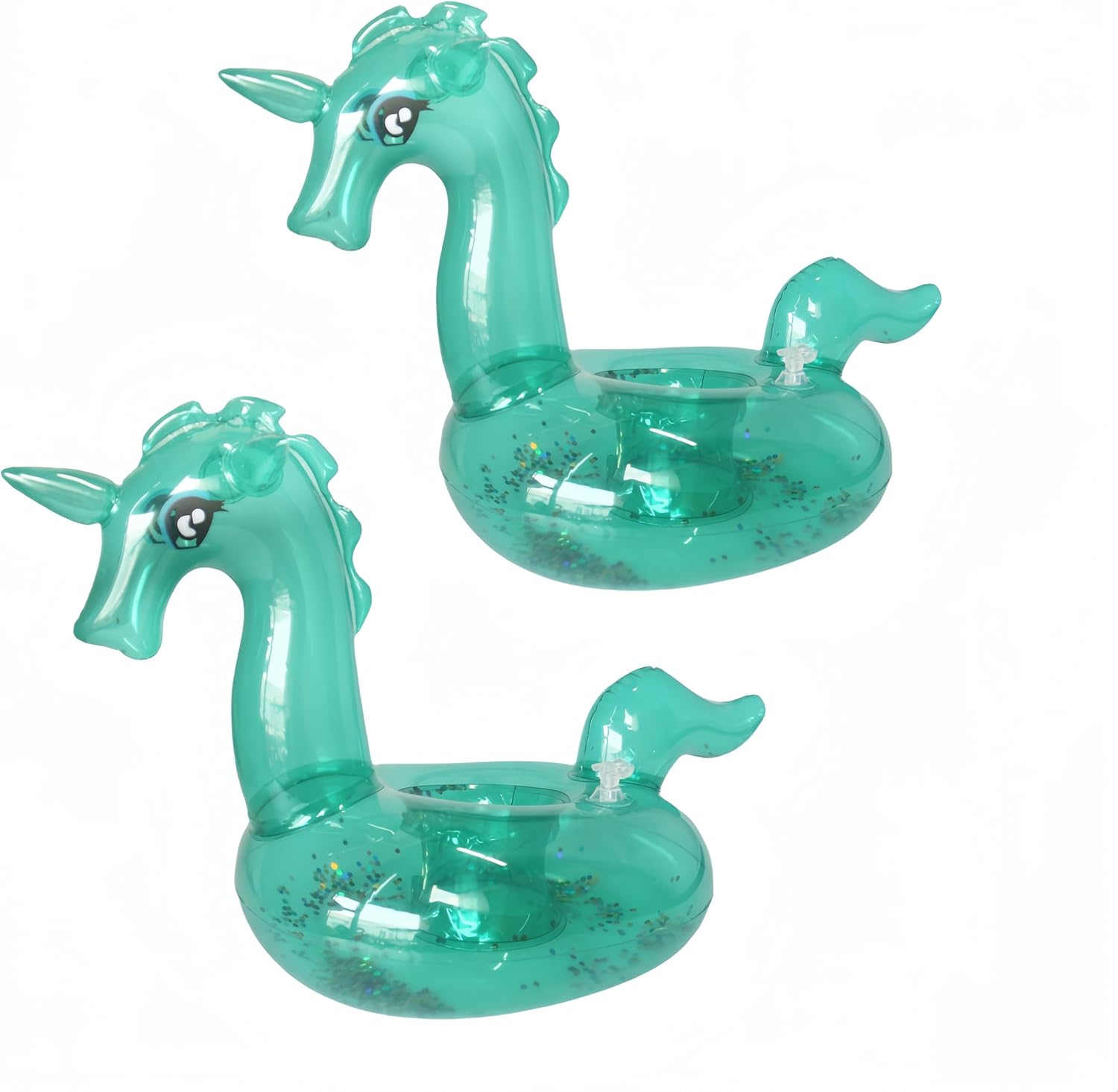 Floating Drink Holder, Drink Cup Floaties for Pool,Inflatable Drinking Holder Pool Drink Holder Beer Floaties for Parties and Summer Pool Water Fun