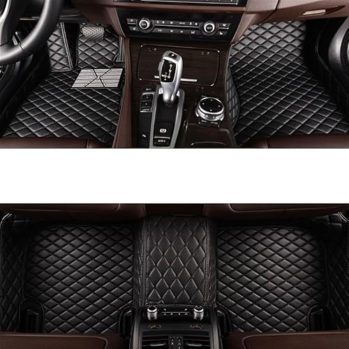 Miniatura 8 de Car mat Full Surround Custom Leather Car Floor Mat for Nissans Sulphy Teana J32L33 Sentra Qashqai J10J11 Leaf March GTR Cefiro Terra (Color  Black