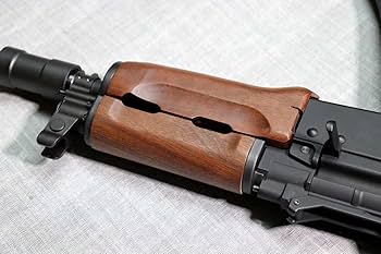 KSC AK74M ガスブローバック　リアルウッドハンドガード 受注 KSC GBB AK74M用 ウッドハンドガード製作 | aohate custom w