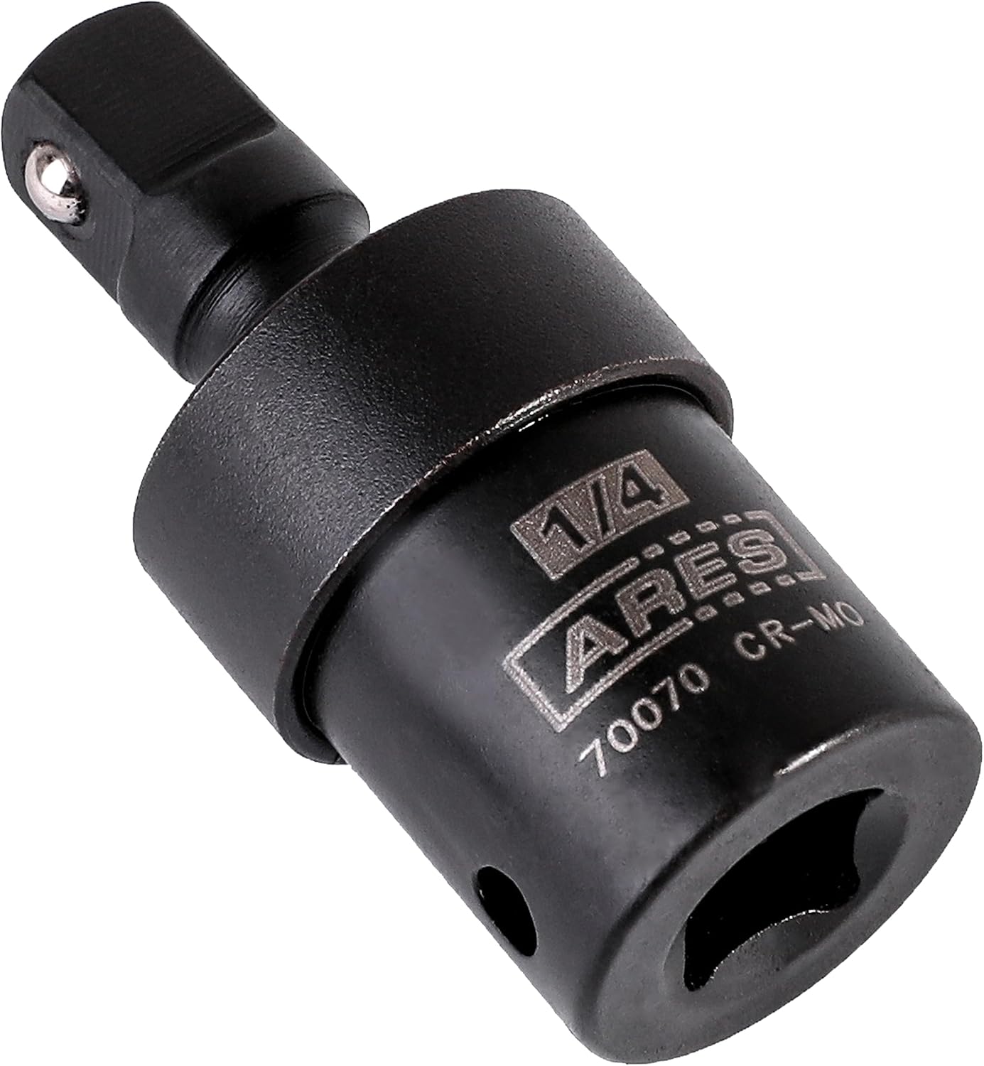 ARES 70070-1/4-inch Drive Impact Universal Joint - Chrome Moly Flexible U-Joint Socket Accesses Hard to Reach Fasteners and Meets ANSI/ASME Specifications