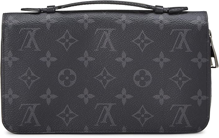 Pre-loved Black Monogram Eclipse Zippy XL, Black