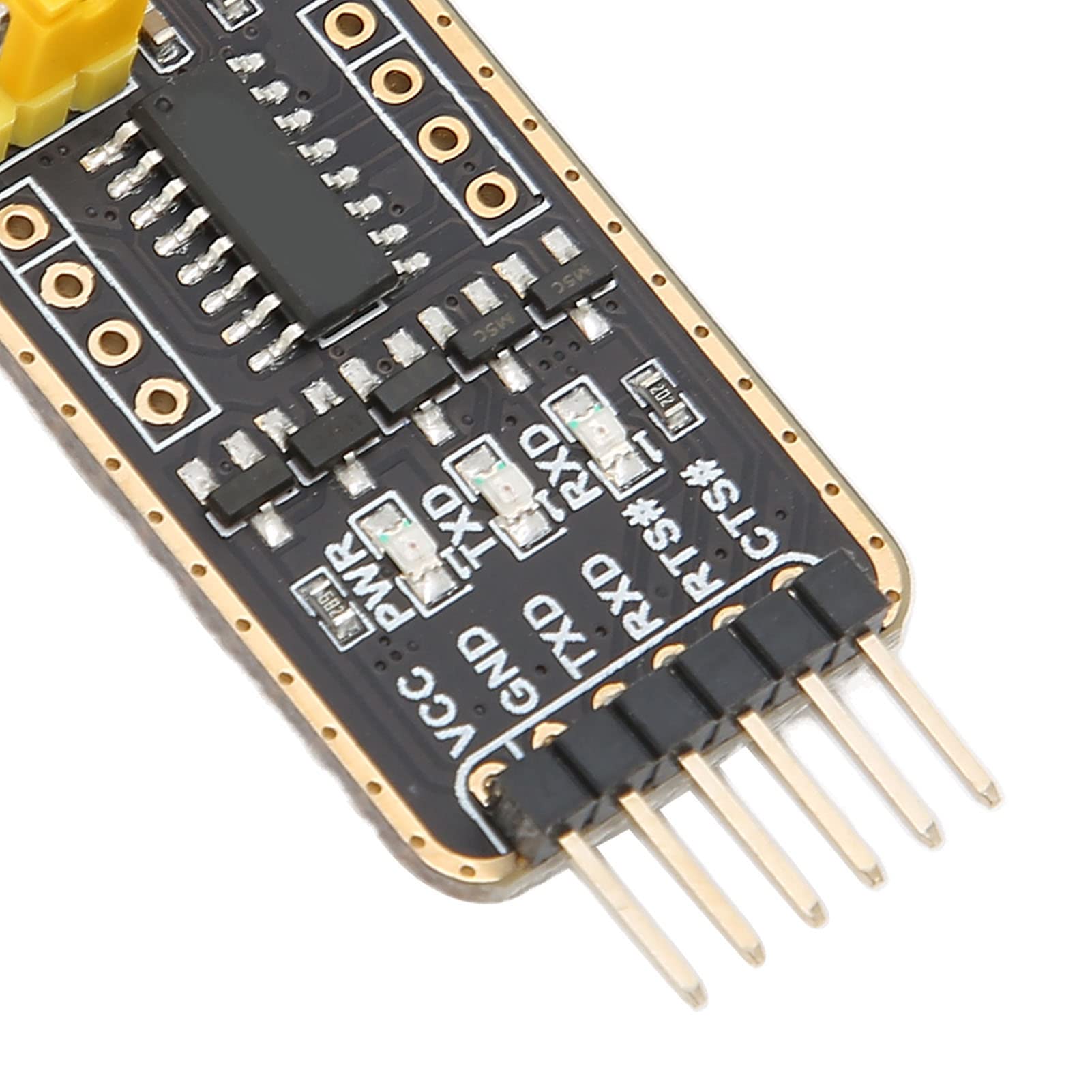 PUSOKEI Adaptateur USB vers UART TTL, Module de Convertisseur Série 6PN, Module de Communication Série Universel, Puce CH343G, Interface USB C, Protection Contre Les Surtensions,