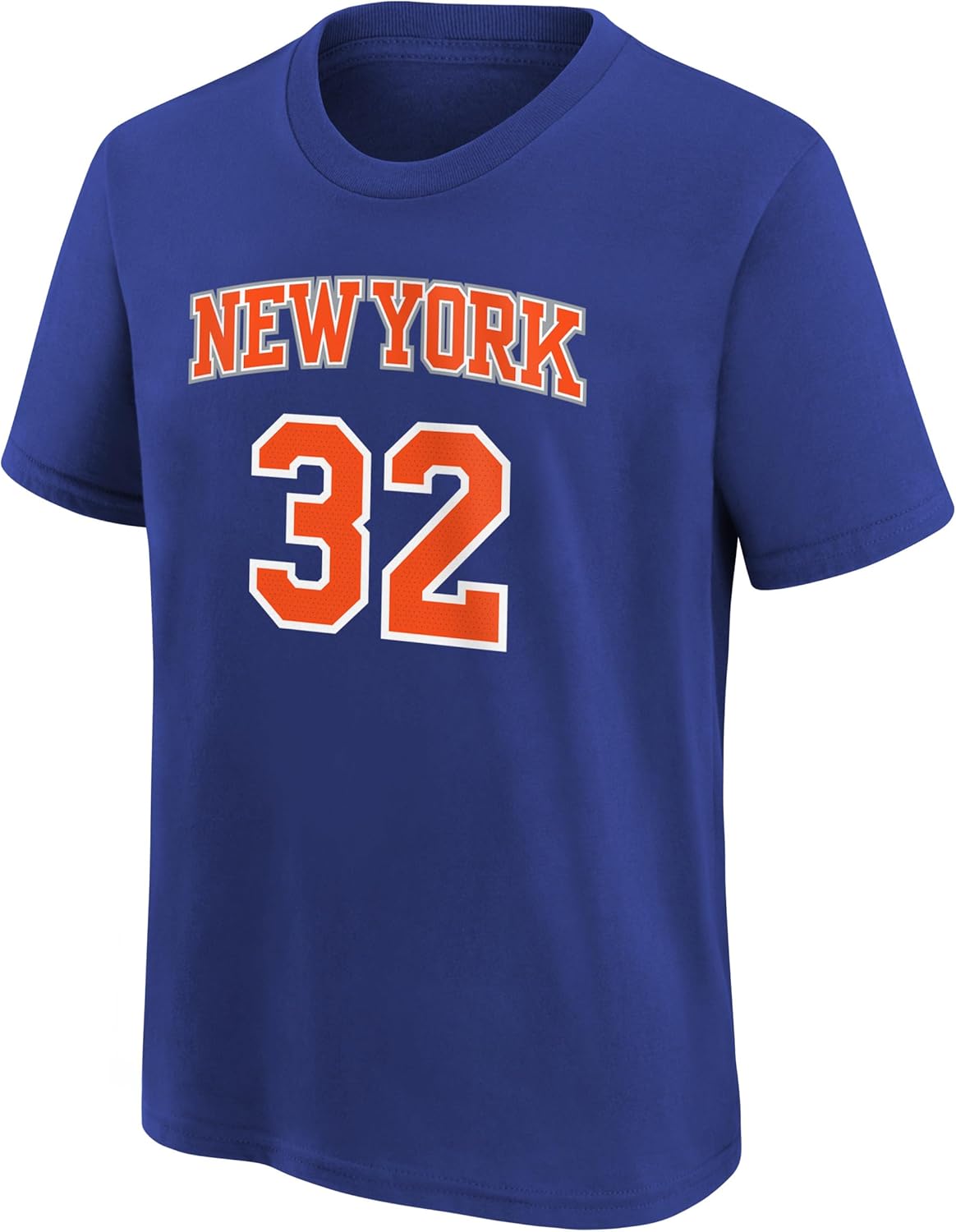 Karl-Anthony Towns New York Knicks NBA Kids Youth 4-20 Blue Icon Edition Performance Jersey T-Shirt - Image 2