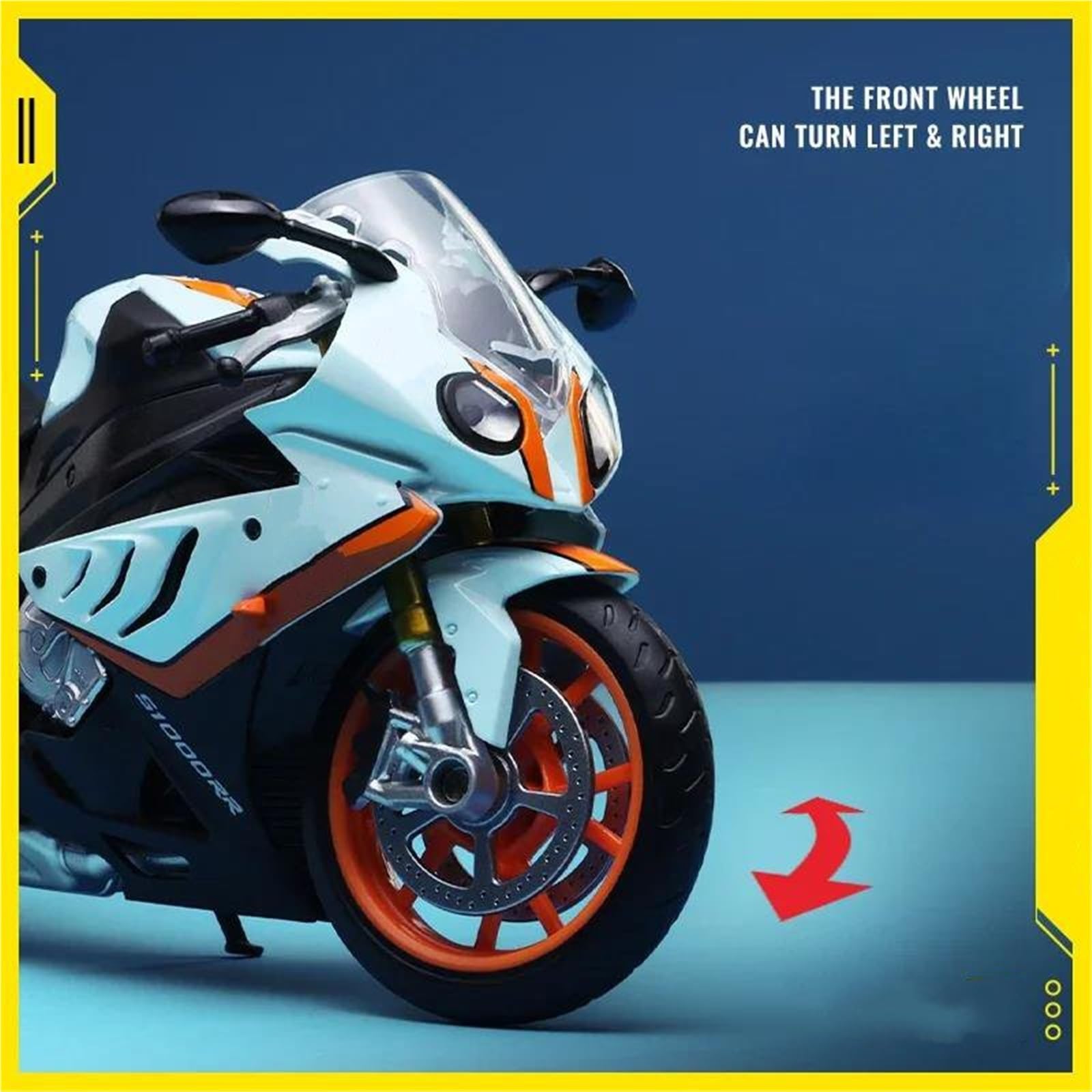 Modelo de Motocicleta Miniatura De Metal Fundido A Presión para Motocicleta De Juguete, Escala 1/12, Regalo De Colección para BMW S1000 RR, S1000RR, S1000 RR, S 1000 RR.