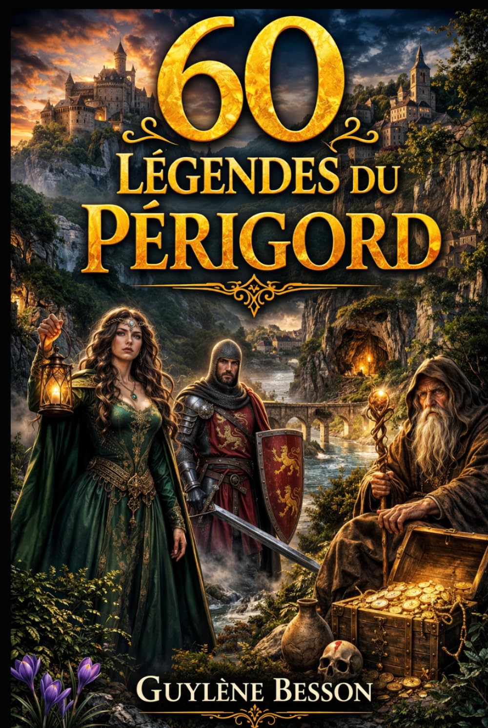 60 Légendes du Périgord: Secrets de la Dordogne. Un voyage illustré entre Histoire, Mystères et Sagesses ancestrales du Périgord Noir, Vert, Blanc et Pourpre. (Collection Légendes et Terroirs)