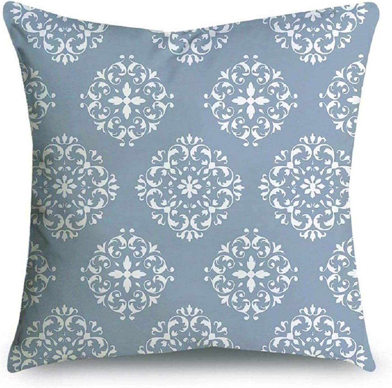 Throw Pillow Covers Set of 4 18x18 Patterned Decorative Linen Pillow Covers Cushion
