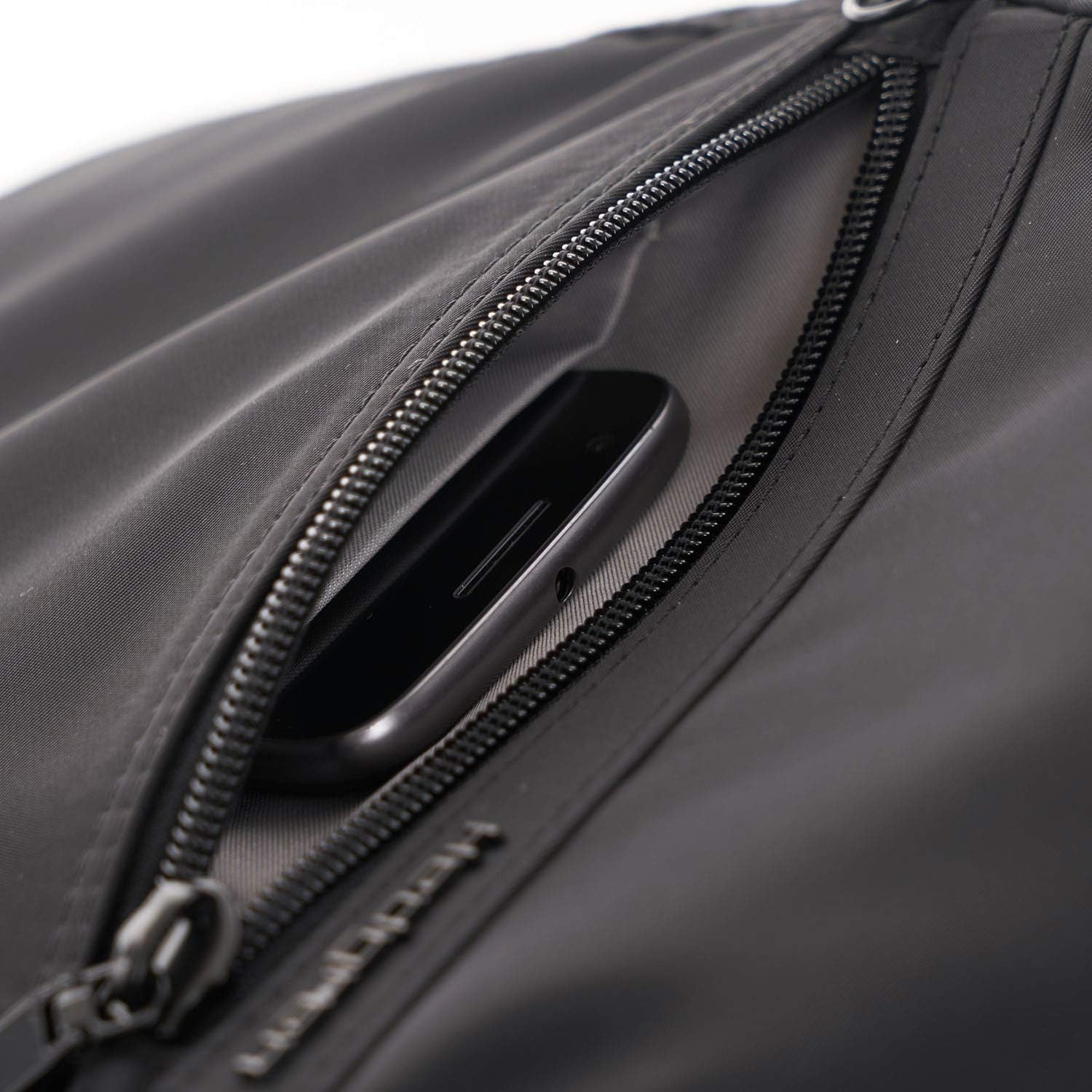 Hedgren VOGUE SMALL Backpack – Rear Zip Main Access, Padded Tablet Pocket, RFID-Blocking Security, Adjustable Straps & Water-Repellent Nylon - 5.86 L (Black)