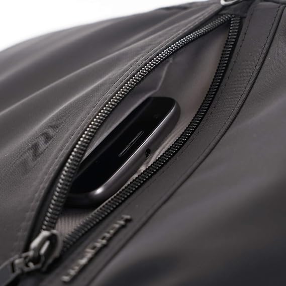 Hedgren VOGUE SMALL Backpack Rear Zip Main Access, Padded Tablet Pocket, RFID-Blocking Security, Adjustable Straps & Water-Repellent Nylon - 5.86 L (Black)