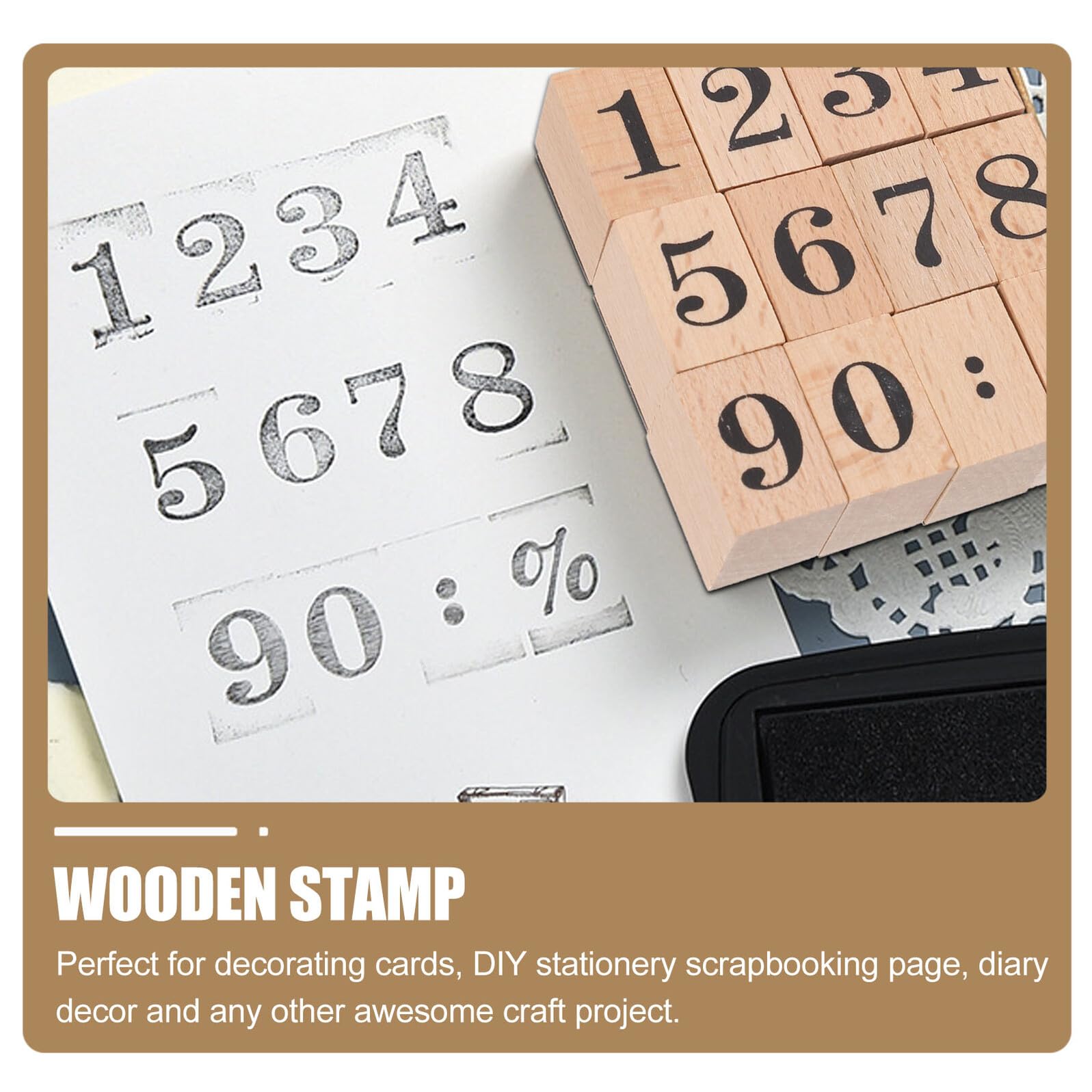 32 Stück Holzstempel mit Monats und Wochenmotiven Dekorative Datumsstempel für Scrapbooking und Kartenherstellung für Kinder und Bastler