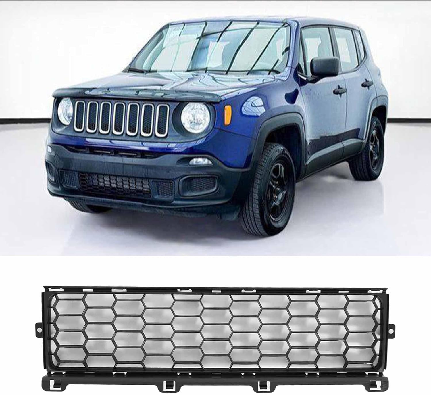 Front Bumper Lower Grille for Jeep Renegade 2015-2018 Front Lower Grill OE Replacement 5XB41LXHAA