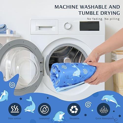 Miniatura 4 de IEUUMLER EU007 - Almohadillas lavables para perros, paquete de 2, antideslizantes e impermeables, reutilizables, para entrenamiento de cachorros,