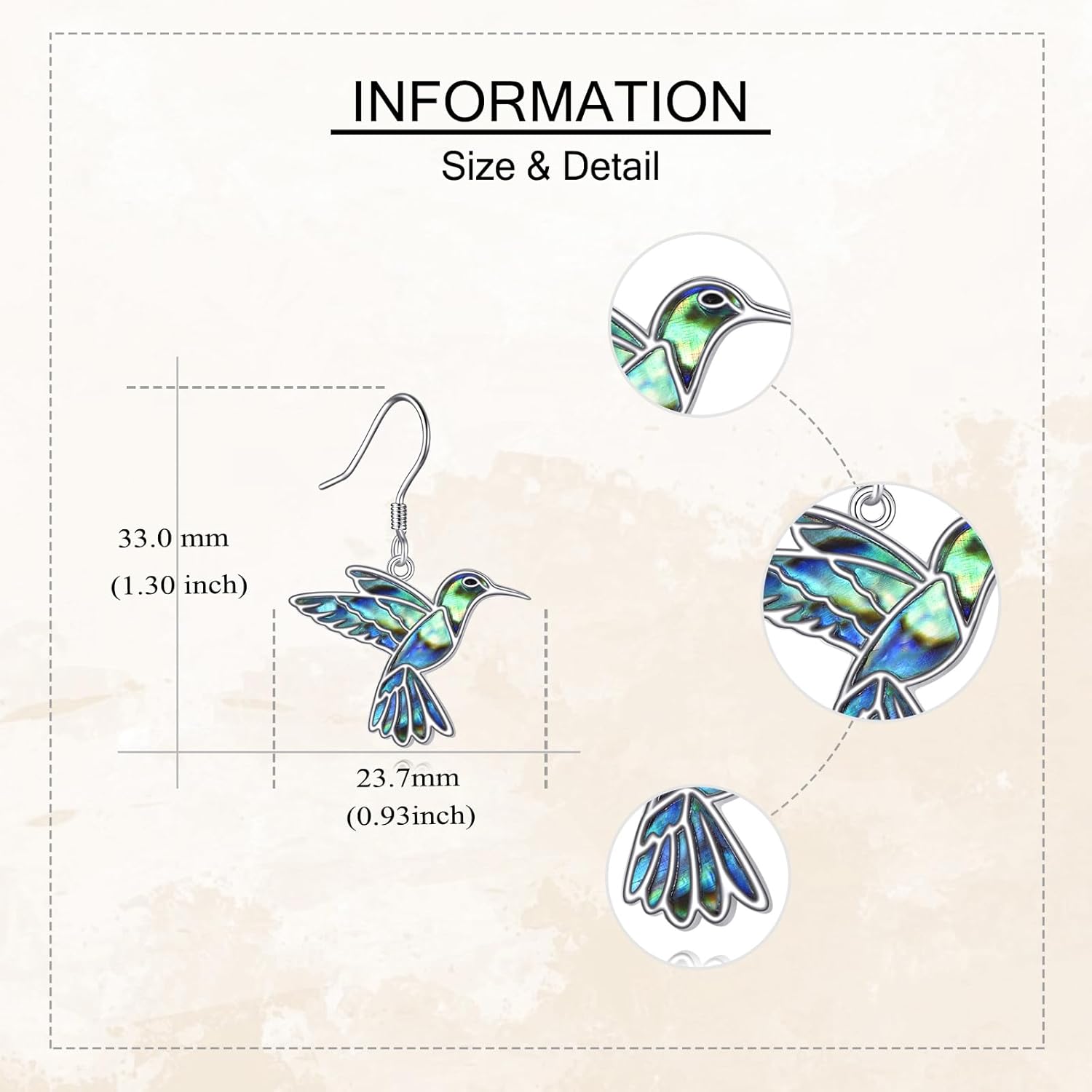 Turtle/Red Cardinal/Duck/Octopus/Highland Cow/Moth/Turkey/Hummingbird/Butterfly Dangle Earrings S925 Sterling Silver Cute Animal Jewelry Gifts for Women - Image 5