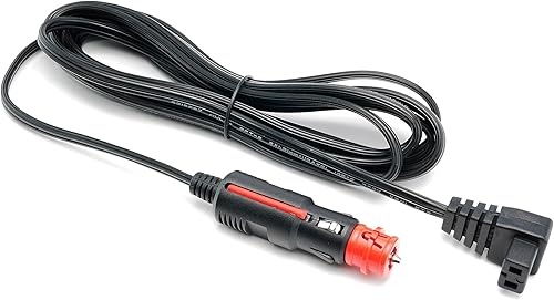 Cable de alimentación de CC de 11.5 pies de longitud 12 V24 V para refrigerador de automóvil, refrigerador, congelador, compatible con Alpicool,