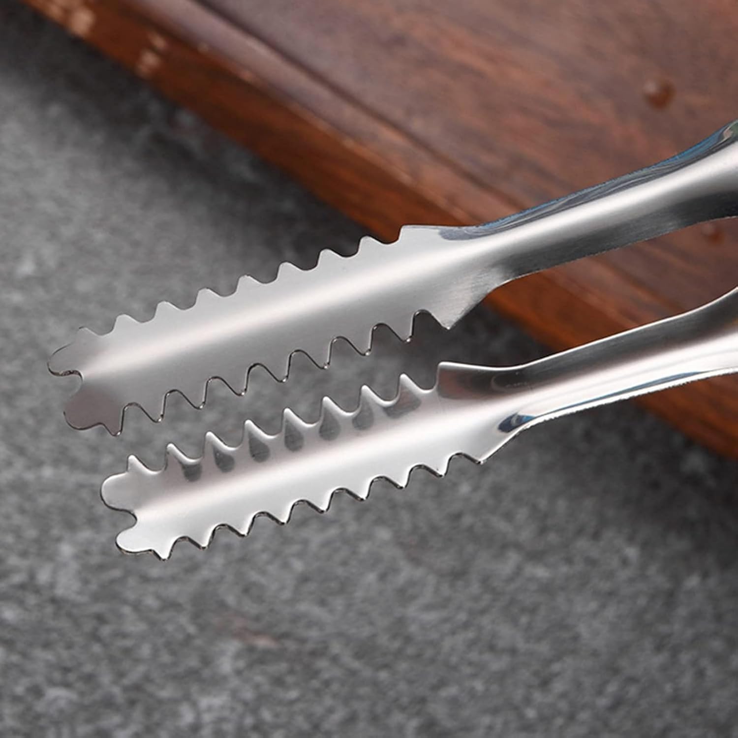 PARENCE. 3 Metal Sugar Tongs/Ice Cube Tongs 6" - Ice Cube Tongs/Sugar Tongs - Heavy Duty Steel - 3 Pieces