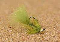 Vista 2 de 6 Ct - Mosca de cabeza de plantilla de tungsteno Micro Olive Wooly Bugger - Euro ninfa - Hanak Hook