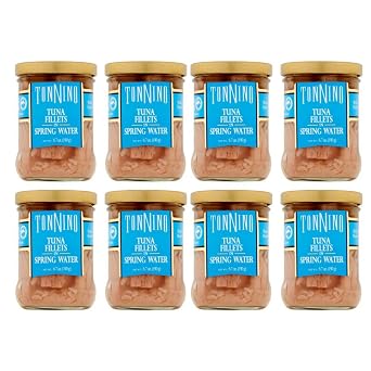 Tonnino Tuna Fillets in Spring Water, 6.7 oz 8 Jars