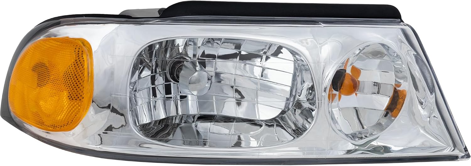 Compatible with 98-02 Navigator Front Halogen Headlight Headlamp Head Light Lamp with Bulb Right Passenger Side