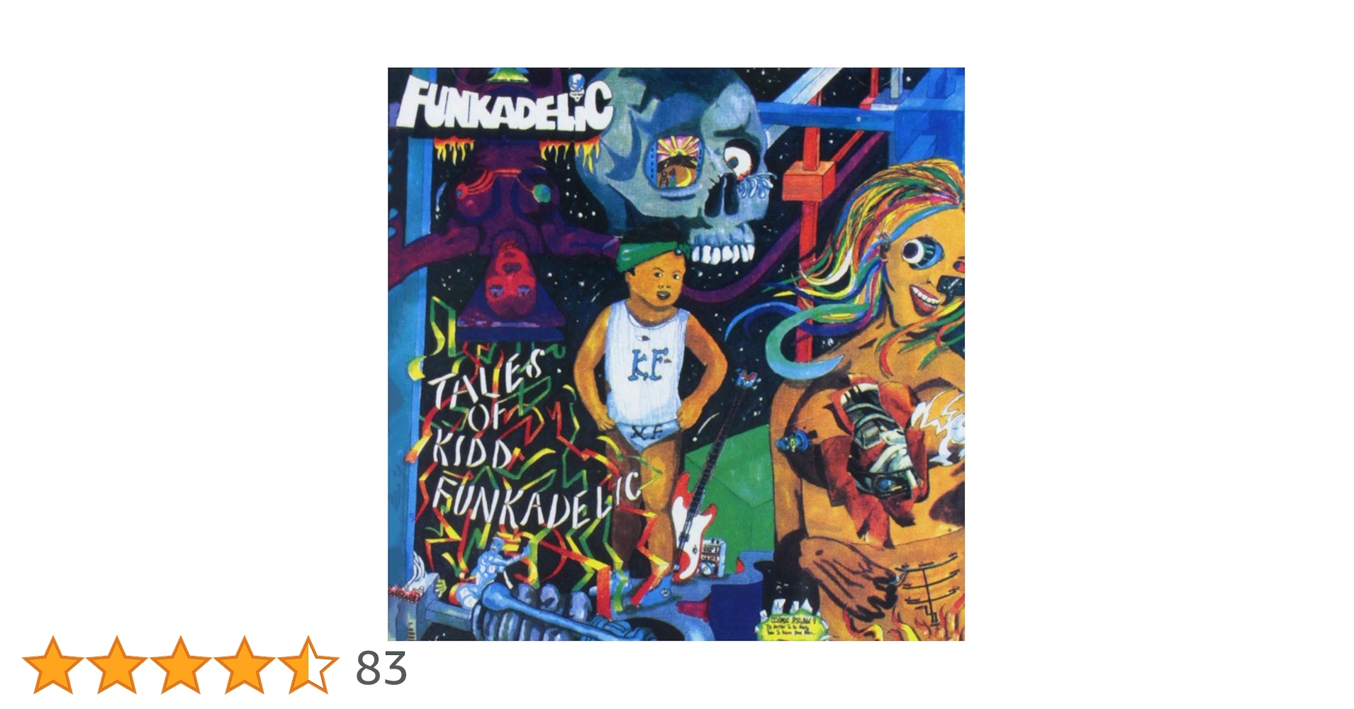 KIDD‐FUNKADELIC/LP盤レコード。 Funkadelic : Tales Of Kidd Funkadelic LP, Album, RE, RP (M