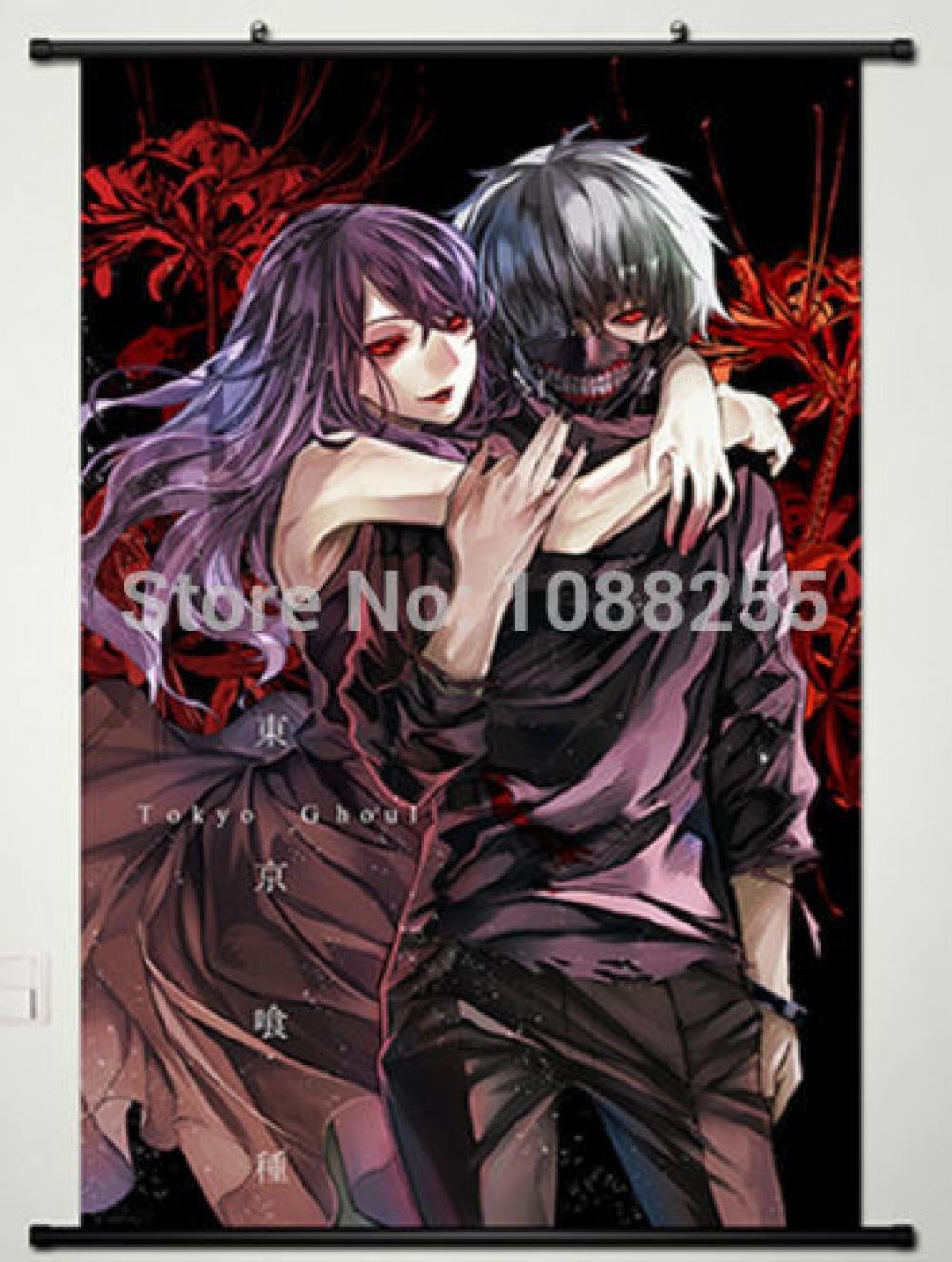 Amazon.com: BestWeeks Home Decor Anime Tokyo Ghoul Wall Scroll