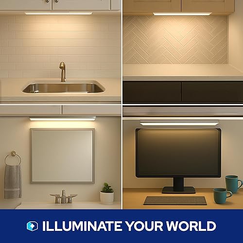 Miniatura 7 de KastLite Difusor de lente curvado en forma de C debajo del gabinete  Cubierta de repuesto de acrílico blanco escarcha  Lente acrílica que no se