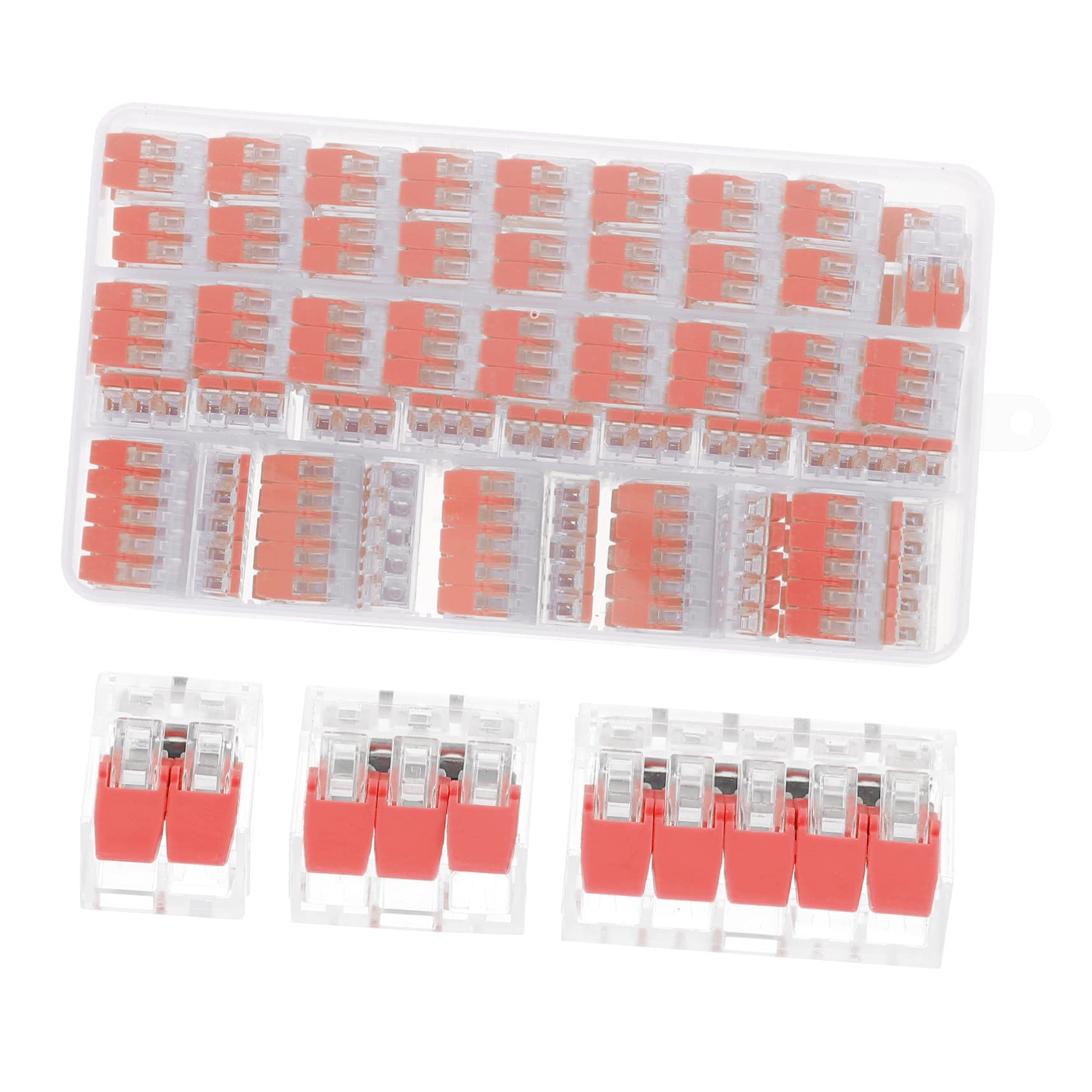 Evite fallos eléctricos con el conector compacto de cable transparente Luxshiny 8