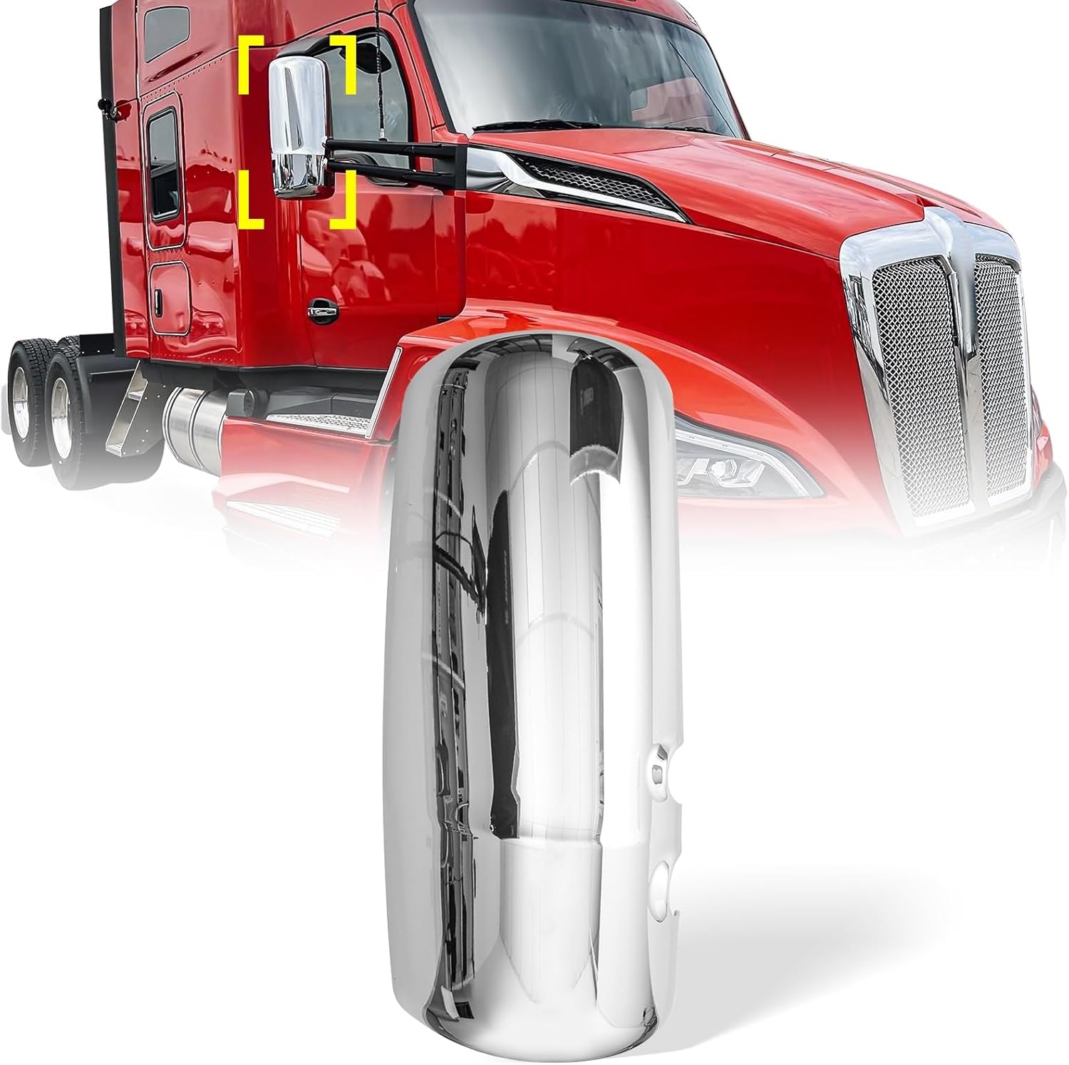 Luna Espejo Superior Kenworth T680 T880 2016 - 2020 Derecho | Envío Gratis