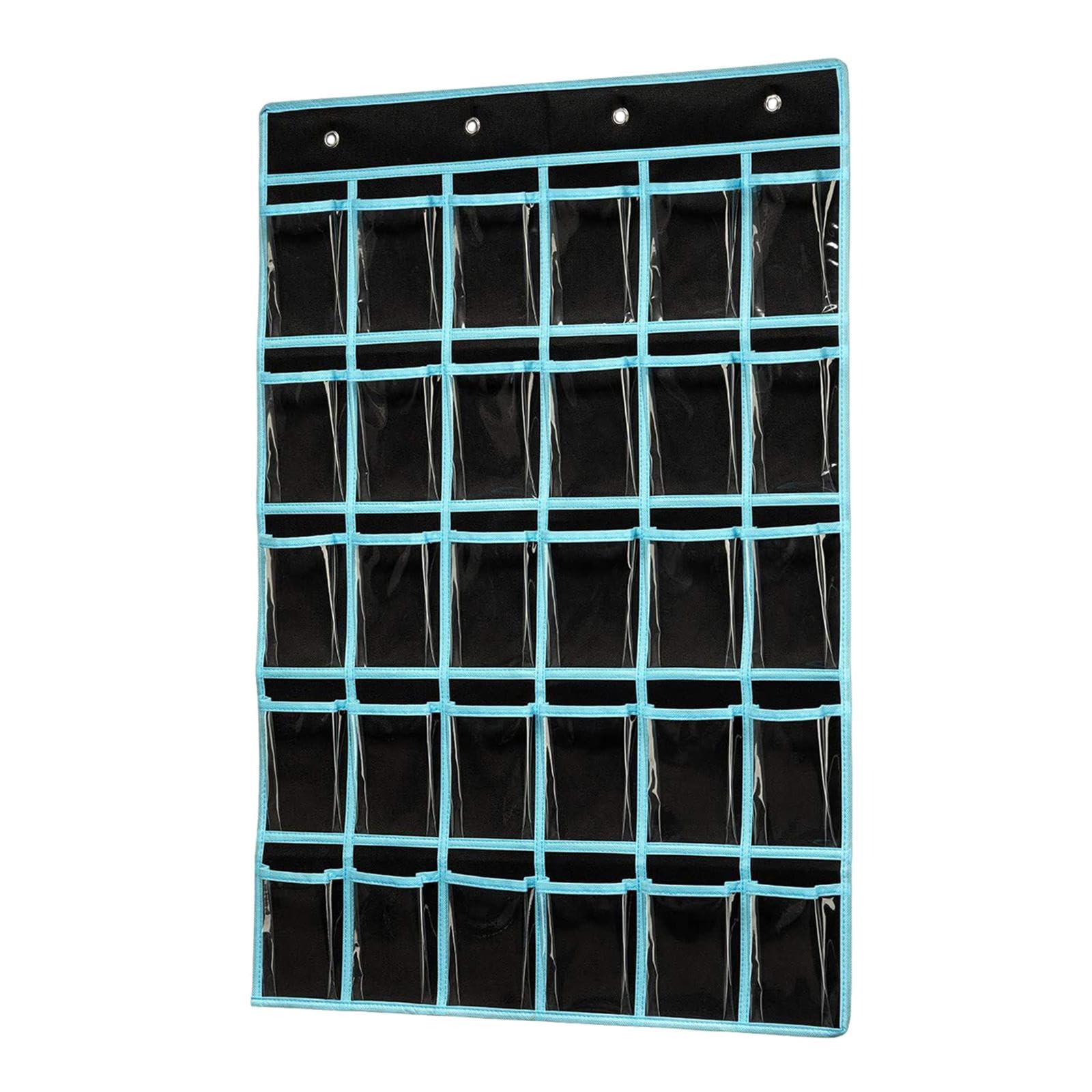 Sac de Rangement pour Tableau de Poche pour Salle de Classe, Mur Porte Placard Suspendu Organisateur Sac de Rangement, Organisation Ménagère Polyvalente, Organisateur de Poche, noir