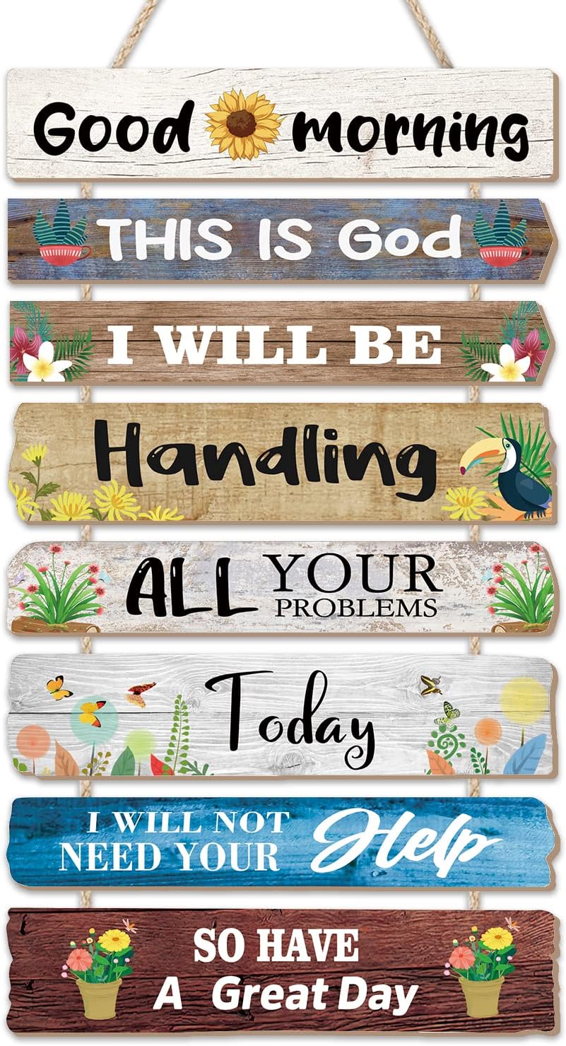 CHDITB Christian Wall Art Rustic Motivational Scripture Wooden Wall Signs God Inspirational Bible Verse Wall Art Religious Gift Wall Sign Farmhouse Wooden Wall Plaque for Bathroom Home Office Decor