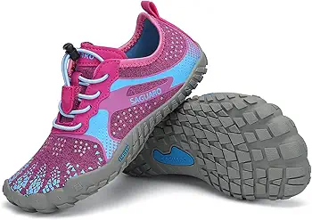 Barefoot Zapatillas Minimalista Comodas Zapatillas de Trail Running per Niños Niñas, Gr.24-36