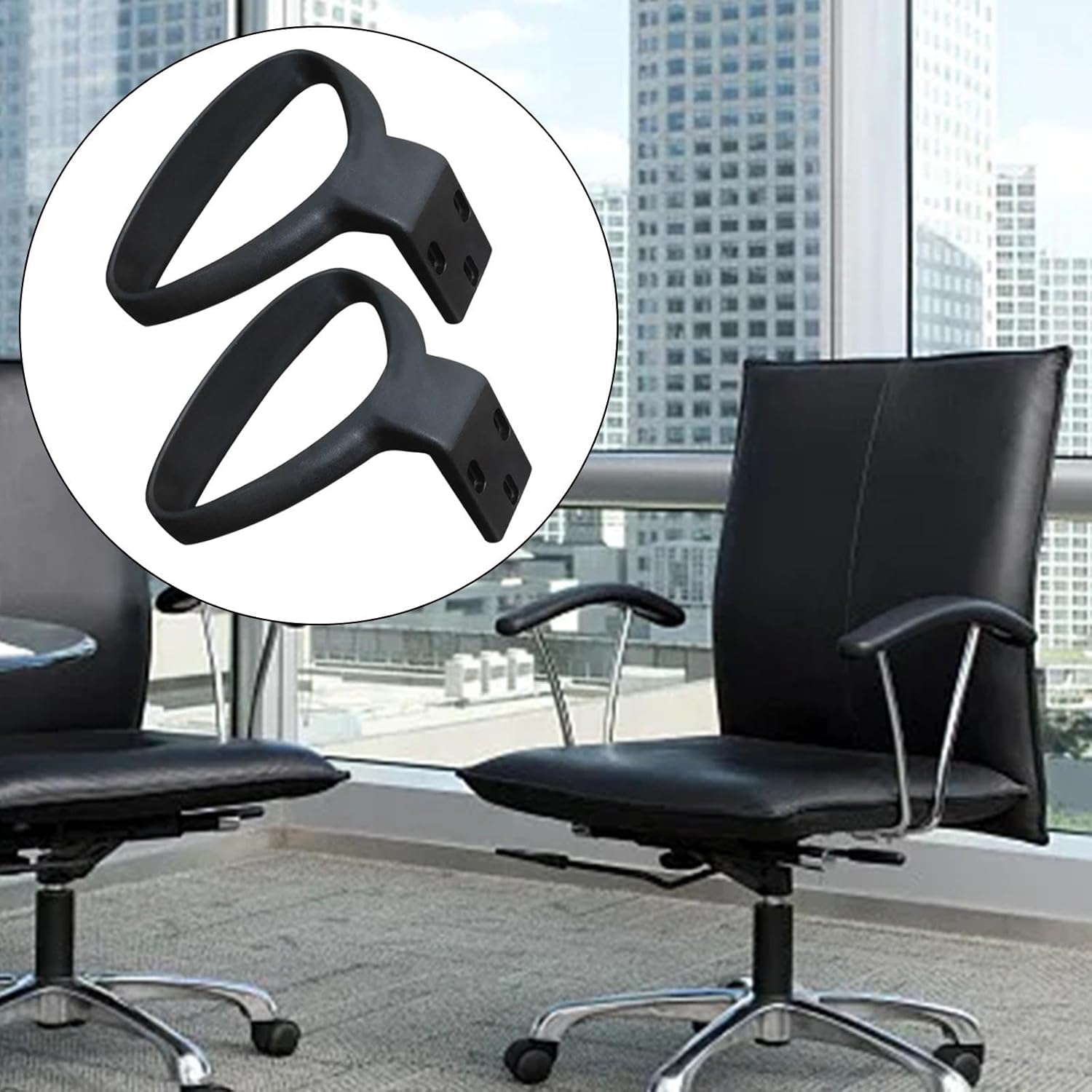 2Pcs Chair Armrest Replacement Arm Rest for Office Chair Gaming Chair Arms