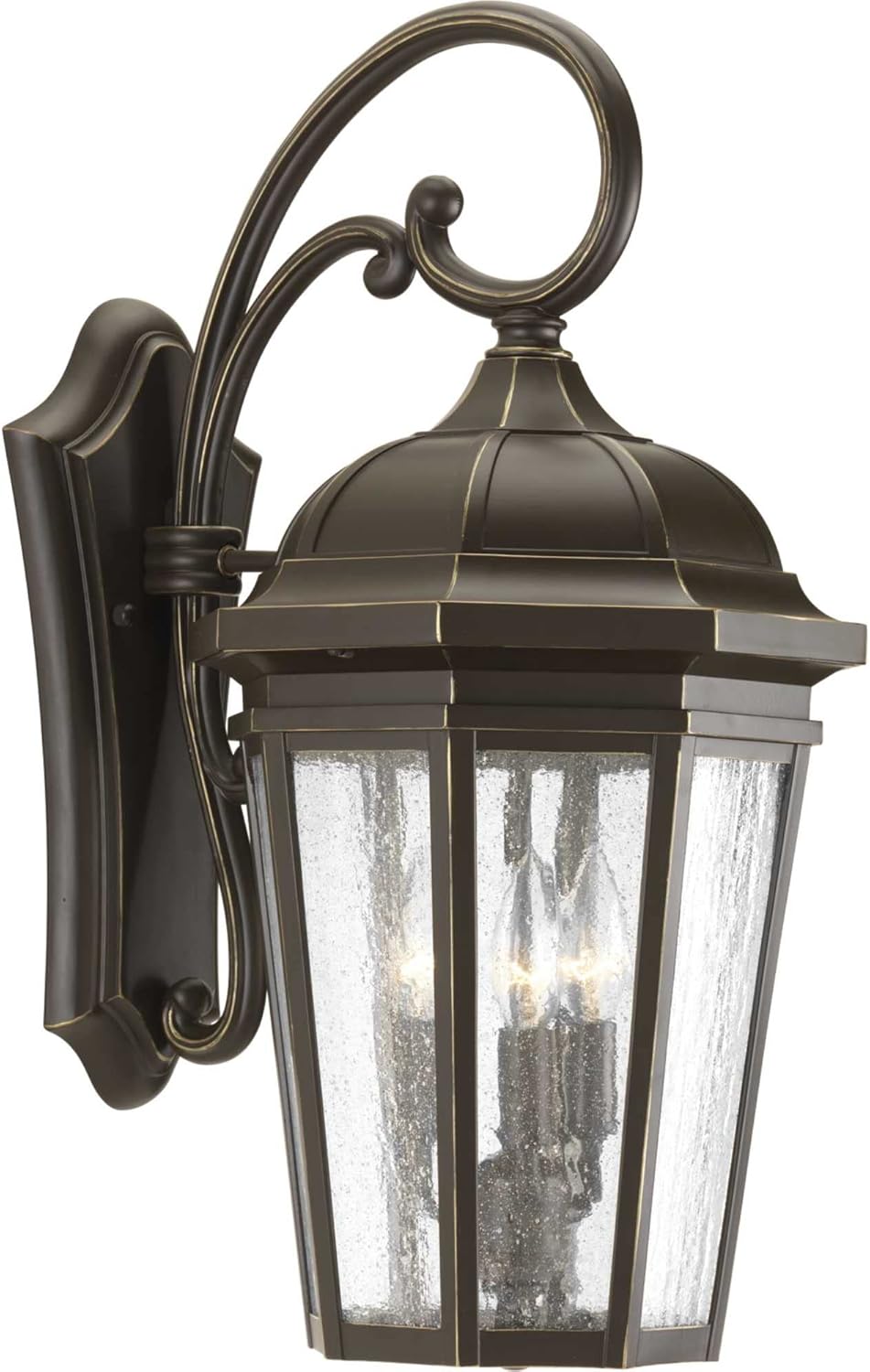 Progress Lighting Verdae Collection Outdoor Wall Lantern in Antique Bronze
