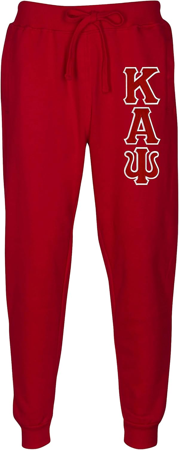 Kappa Alpha Psi Embroidered Twill Letter Joggers