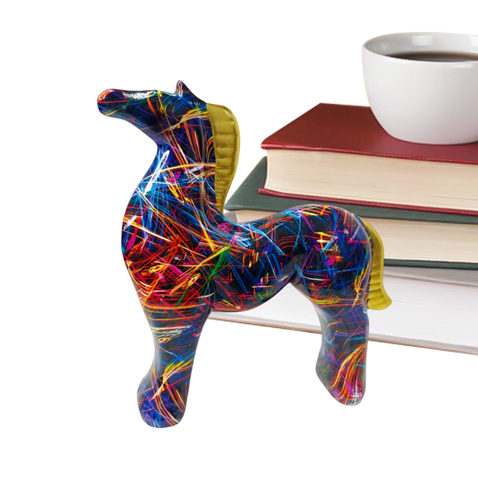 Figurines de chevaux pour salon et bureau moderne, statuette de collection