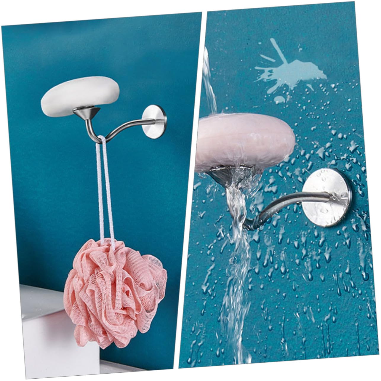 2pezzi Portasapone Da Inossidabile Per Asciutto Facile Installazione Per Bagno Accessorio e