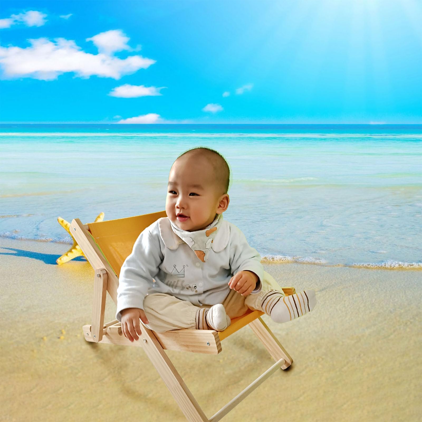 Amazon.co.jp: 幼児用 写真小道具 椅子 フォトスタジオ ポージング家具