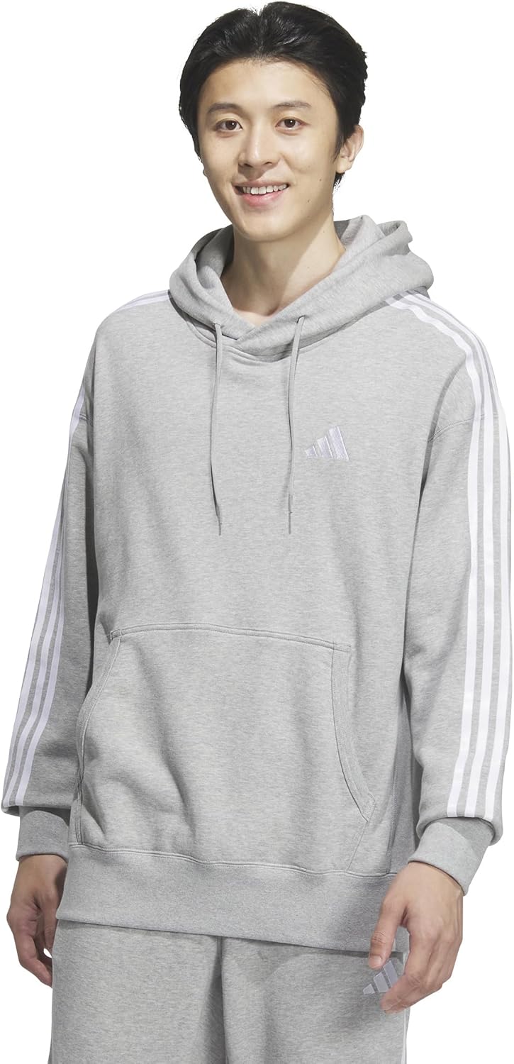 スウェット パーカーESS+ 3ストライプス スウェットパーカー JUP96メンズ