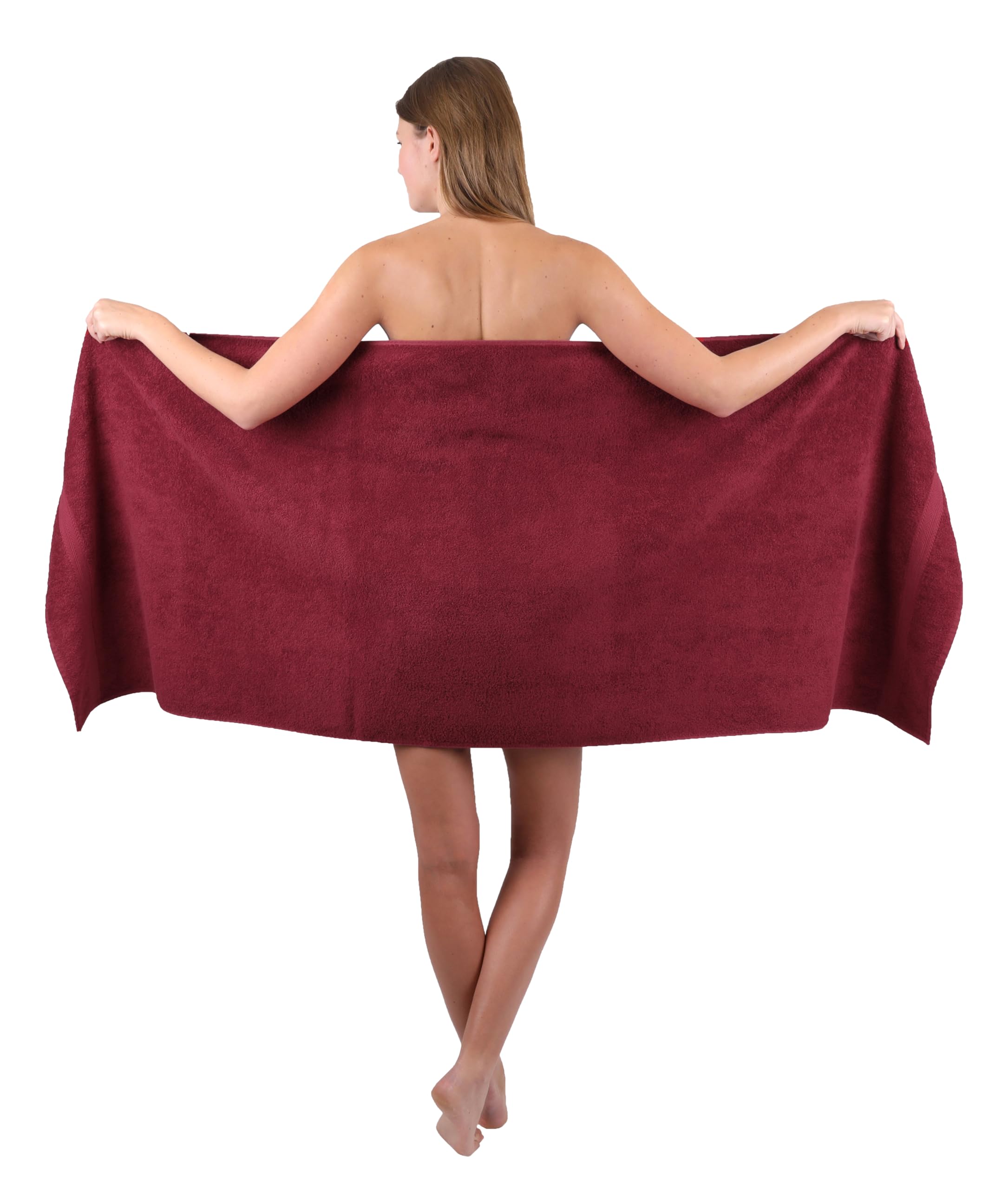 Betz Strandhanddoek, saunahanddoek, XXL badhanddoek, lighanddoek, strandlaken, saunahanddoek, premium badstof, afmetingen 70 x 200 cm (dennengroen