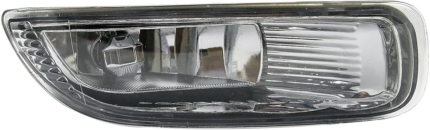 Replacement Bumper Fog Light for 2003-2004 Corolla, OEM Fit 81220-02060 & 81210-02060, Clear Lens Durable ABS Assembly, Direct Install Front Driving Lamp