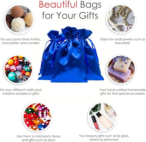 Miniatura 41 de Nuevas bolsas de satén Rosa - 5 x 8 pulgadas (paquete de 50)