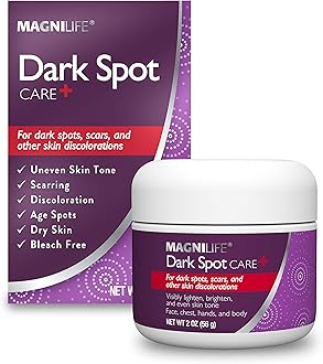MagniLife Dark Spot Care, 2 oz, No Bleach Formula for Pigmentation, Liver Spots, Scars, Discoloration & Uneven Skin Tone, With Bearberry & Licorice Root Extract, For Face, Chest, Hands and Body
