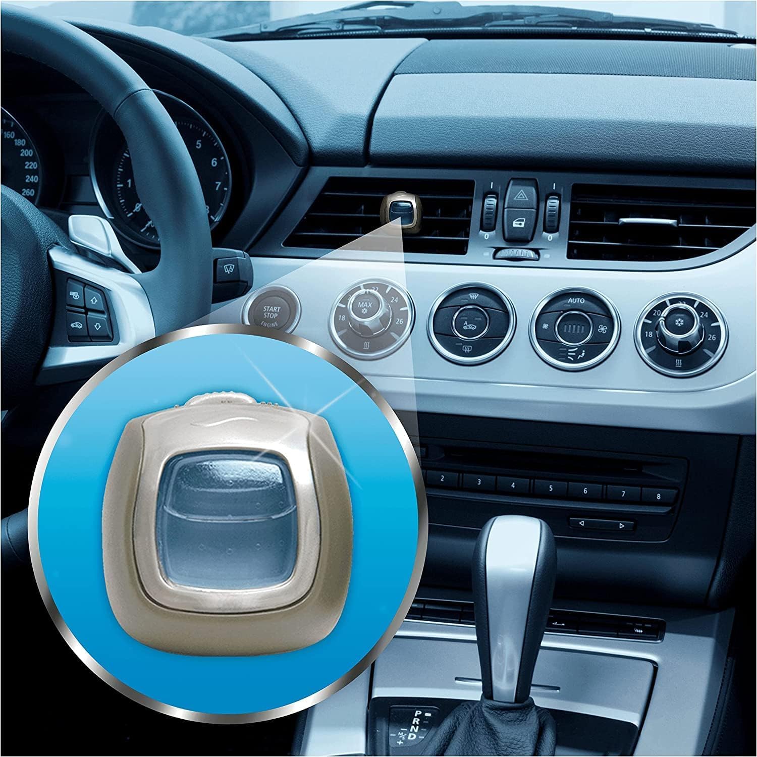Ambi Pur Car Océano Difusor Y Fragancia Para Ambientador De Clip Para Coche 2ml 6 Unidades, EliminarLos Olores En El Coche