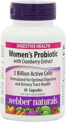 Webber Naturals Probióticos Cápsulas de la mujer, 45Count