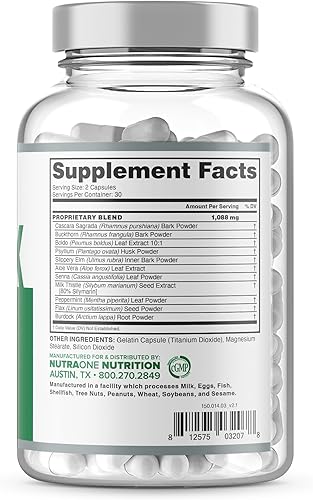 Miniatura 3 de NutraOne DetoxOne 30 días de limpieza desintoxicante extra fuerte apoya la función digestiva saludable y la pérdida de peso | Promueve la