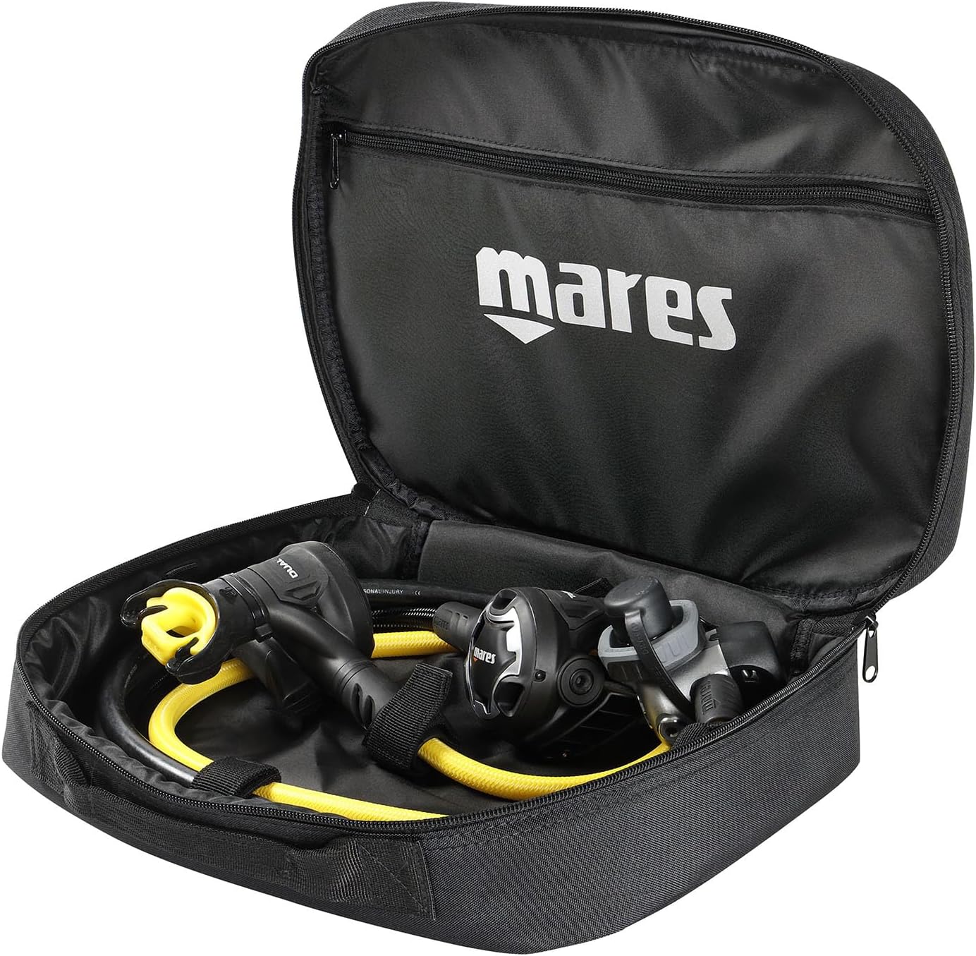 Mares Starter Dual 15X Scuba Diving Regulator Set | First and Second Dual Stages, Dual Octopus, Pressure Gauge, MR-1 SPG, Gear Bag - 416283