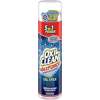 OxiClean Max Force Gel Stain Remover Stick, 6.2 Oz, Pack of 2