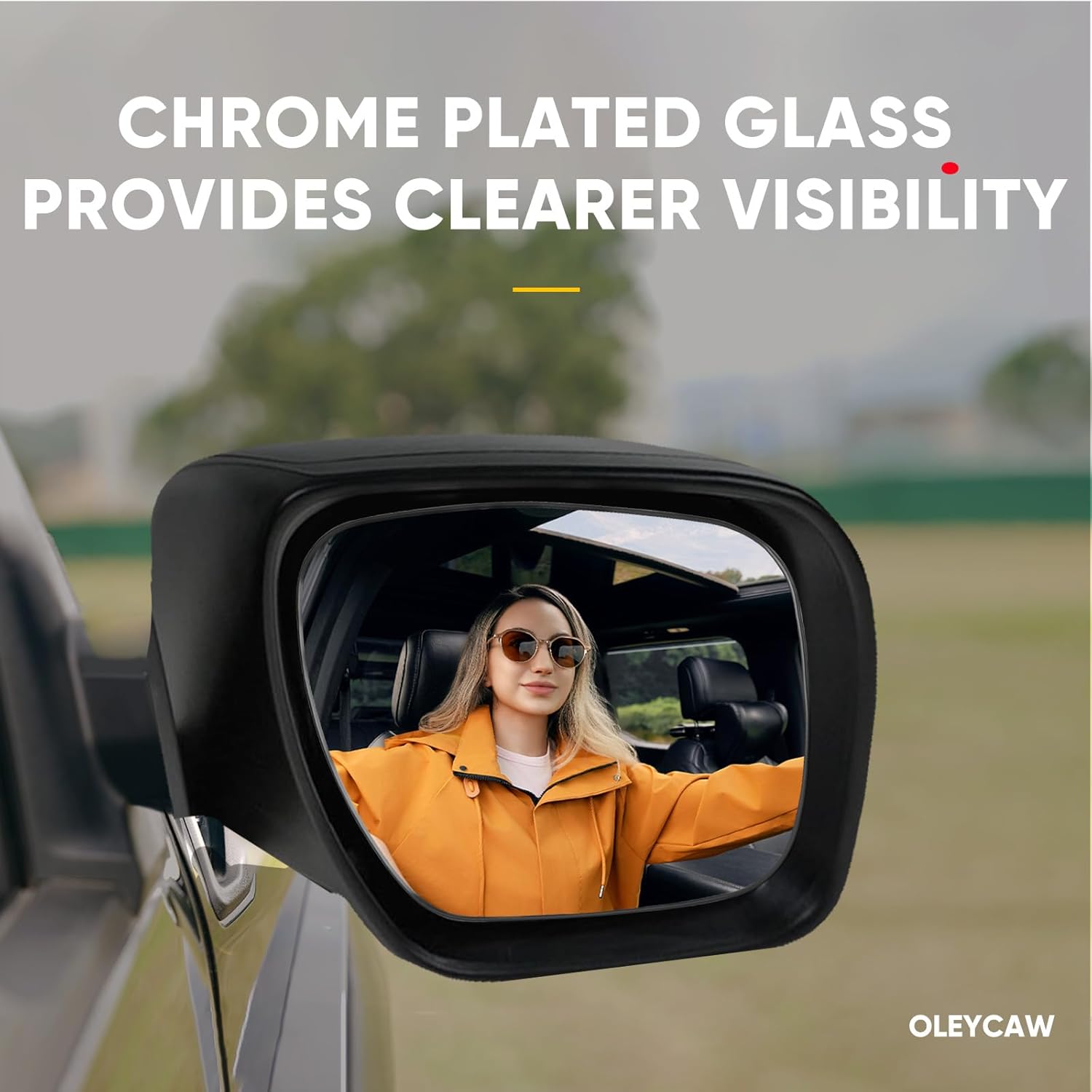 Passenger Side Mirror Replacement for Mazda CX-9 2007-2009, CX-7 2006-2012, Mazda 5 2006-2013, Right Side Mirrors Replacement Glass with Backing Plate, Power Heated