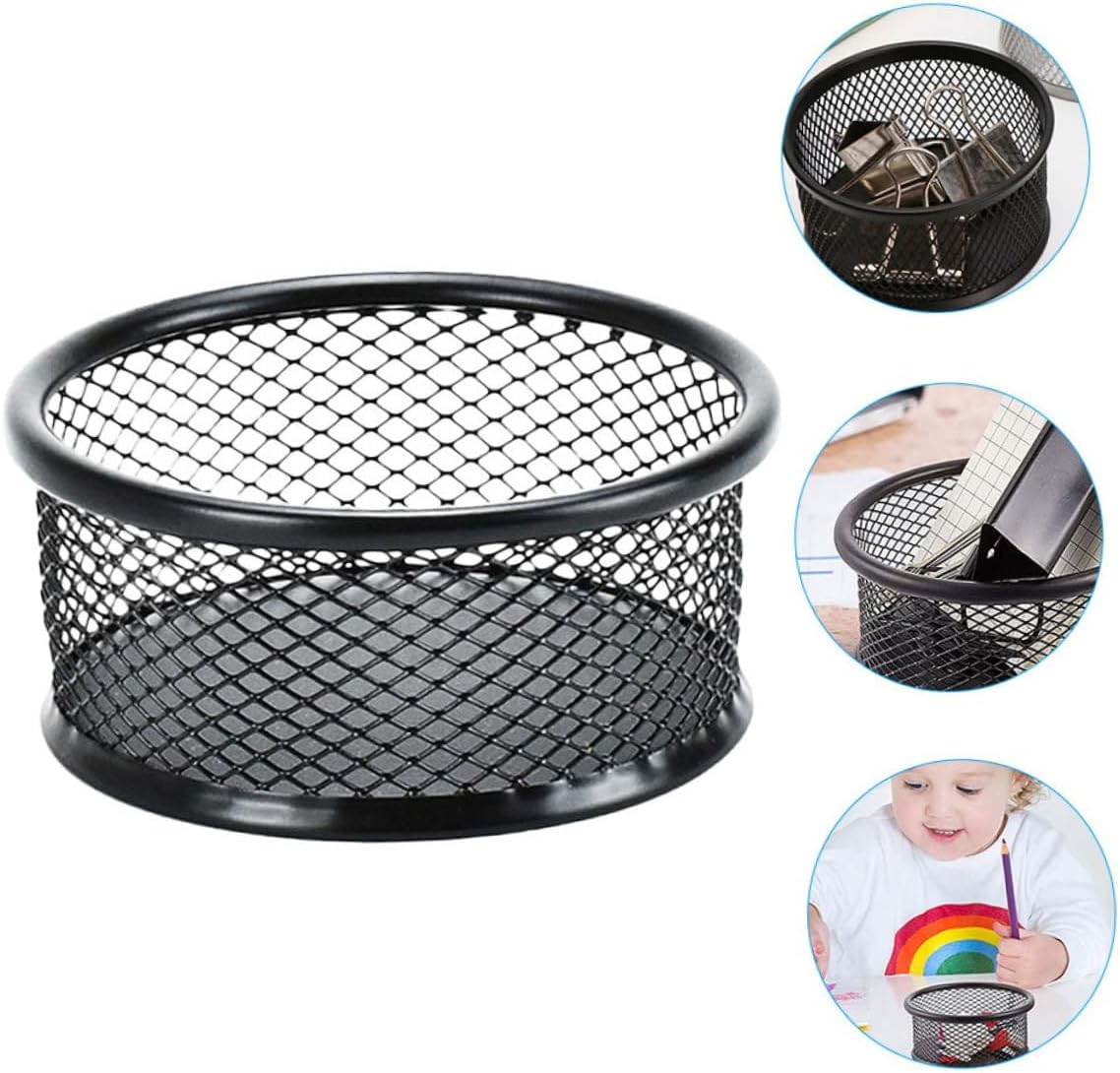 OUNONA 4pcs Mesh Design Storage Box for Paper Clips and Office Supplies Multi-functional Organizer for Desk Your Workspace Tidy and Efficient